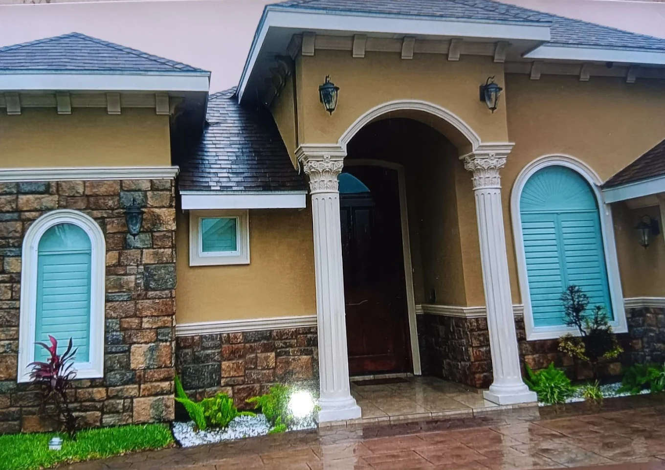 Custom Home Entrance